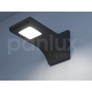 Venkovní nástěnné LED svítidlo OLBIA N šedá Panlux PN42300001