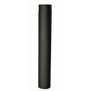 Roura kouřová 130mm/1000 tloušťka1,5mm černá RO130.1000.15.0 654141