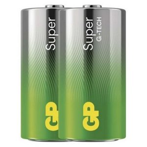 Baterie C GP G-TECH LR14 Super alkalické (blistr 2ks)
