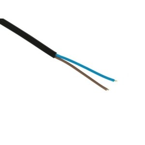Kabel H05VV-F 2x0,75 černá (CYSY 2Dx0,75)