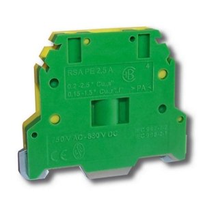 Svorka Elektro Bečov RSA 2,5 A PE žlutozelená A521230