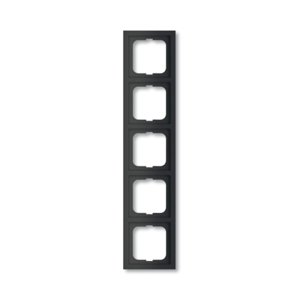 ABB Future Linear pětirámeček mechová černá 1754-0-4423 (1725-885K) 2CKA001754A4423