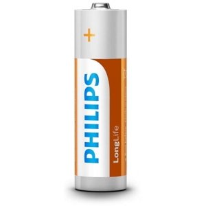 Tužkové baterie AA Philips LongLife LR6 R6L4B