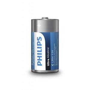 Baterie C Philips Ultra Alkaline LR14 E2B/10 alkalické
