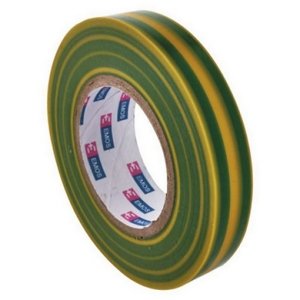 Izolační páska EMOS F61515 15mm x 10m zelenožlutá