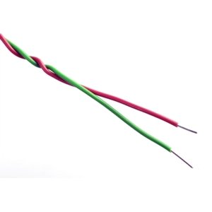 Kabel U 2X0,5 (zvonkový drát) rudá, zelená (300m)