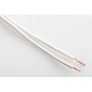 Kabel V03VH-H 2x1,0 dvojlinka bílá (CYH)