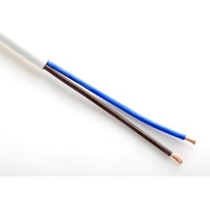 Kabel H05VV-F 2x1 bílá (CYSY 2Dx1,0)