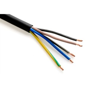 Kabel H05VV-F 5Gx0,75 černá (CYSY 5Cx0,75)