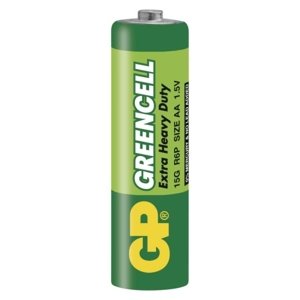 Tužkové baterie AA GP R6 Greencell fólie