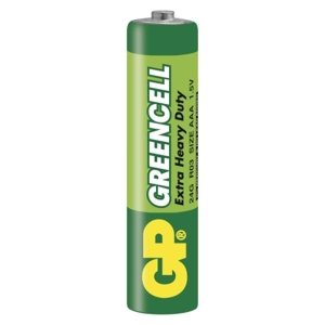 Mikrotužkové baterie AAA GP R03 Greencell blistr