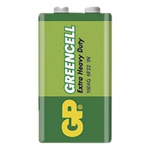 Baterie 9V GP 6F22 Greencell 1604G 1ks 1012511000 blistr
