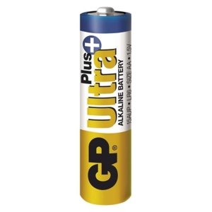 Tužkové baterie AA GP LR6 Ultra Plus alkalické (blistr 4ks)