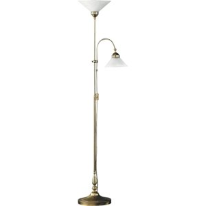 Stojací lampa RABALUX Marian 2708 E27 2x max.60W bronzová/bílá