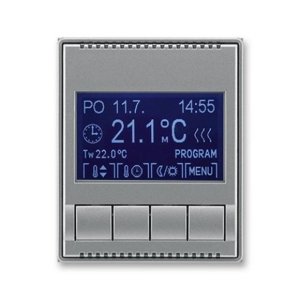 ABB Time, Time Arbo termostat pokojový ocelová 3292E-A10301 36 programovatelný