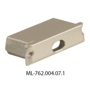 Koncovka LED profilu PZ s otvorem stříbrná McLED ML-762.004.07.1