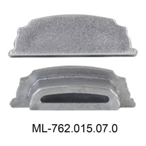 Koncovka LED profilu SF bez otvoru stříbrná McLED ML-762.015.07.0