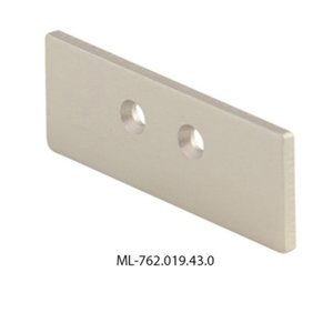 Koncovka LED profilu NS bez otvoru stříbrná McLED ML-762.019.43.0