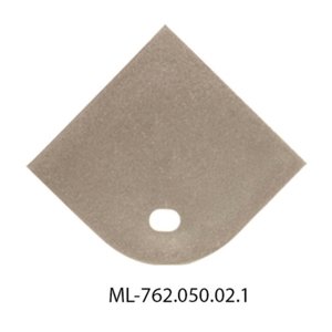 Koncovka LED profilu RH bez otvoru stříbrná McLED ML-762.050.02.1