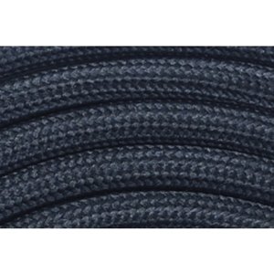 Textilní kabel H03VV-F 2x0,75 2m černá 3 (CYSY 2Dx0,75)
