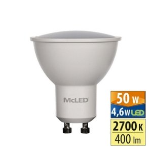 LED žárovka GU10 McLED 5W (50W) teplá bílá (2700K), reflektor 100° ML-312.148.87.0