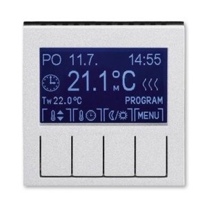 ABB Levit termostat pokojový titanová/kouřová černá 3292H-A10301 70 programovatelný