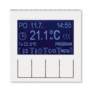 ABB Levit termostat pokojový perleťová/ledová bílá 3292H-A10301 68 programovatelný