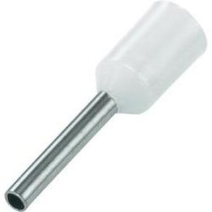 Lisovací dutinky bílé DI 0,75-6 průřez 0,75mm2 délka 6mm (500ks)
