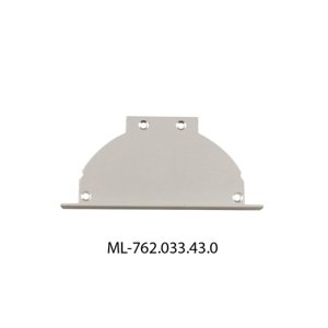 Koncovka LED profilu bez otvoru pro AB stříbrná McLED ML-762.033.43.0