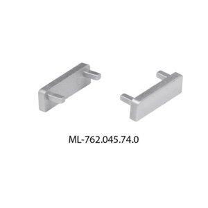 Koncovka LED profilu PB1 bez otvoru stříbrná McLED ML-762.045.74.0