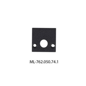 Koncovka LED profilu PCA s otvorem černá McLED ML-762.050.74.1