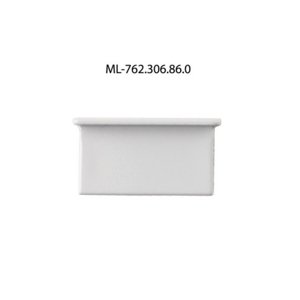 Koncovka LED profilu VK bez otvoru stříbrná McLED ML-762.306.86.0
