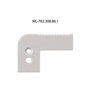 Koncovka LED profilu BE s otvorem stříbrná McLED ML-762.308.86.1