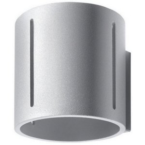 Nástěnné svítidlo SOLLUX Inez G9 1x40W bez zdroje hliník šedá SL.0354