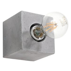 Nástěnné svítidlo SOLLUX Ariz E27 1x60W bez zdroje beton SL.0682